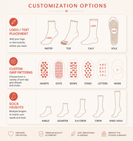 Chaussettes de sport personnalisées avec logo, chaussettes de yoga pour la saison printanière, absorption de la transpiration et antidérapantes