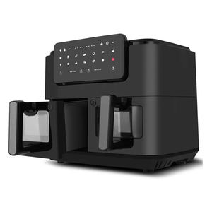 <span class=keywords><strong>Friteuse</strong></span> à air Aifa <span class=keywords><strong>XXL</strong></span> 10 litres, 12 programmes prédéfinis, double panier 4L + 6L, 2400W, <span class=keywords><strong>sans</strong></span> <span class=keywords><strong>huile</strong></span>, économie d'<span class=keywords><strong>huile</strong></span> et d'énergie - Product Image 2