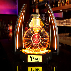 Wan Zhan LED Wine Stand For Martell Cognac 700ml Modern <b>Display</b> <b>Rack</b> With Blue Light Decoration - Product Image 4