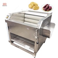 Industriële Prijs Groenten Cassave Knoflook Fruit Apple Citroen Oranje Wasmachine Ui Borstel Roller Aardappel Washer En Dunschiller