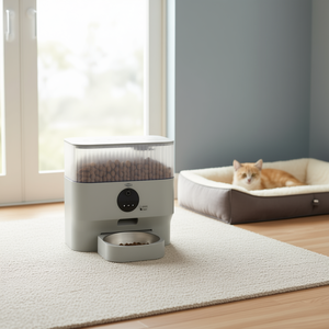 Comedero Automático Inteligente Trixie 5.0L Gris Claro, Dispensador de Comida para Mascotas con Control por Aplicación - Product Image 2