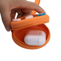 Chinfai nouveau sac à monnaie en Silicone personnalisé échangeable PVC breloques porte-monnaie porte-monnaie Mini sac étanche Portable sac à main