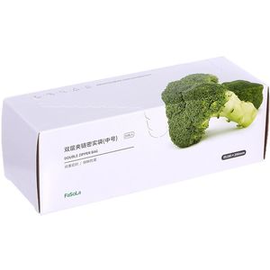 FaSoLa Double Layer Zippered Resealable Bags Thickened Food Storage Freezer Bag Rectangle With Date Label For Fruits Vegetables - Product Image 5