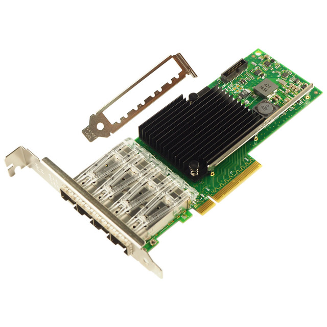 Intel XL710BM1 Chipset 10-Gigabit Ethernet Converged Network Adapter X710-DA4 (4x SFP+) Internal Server Application in Stock