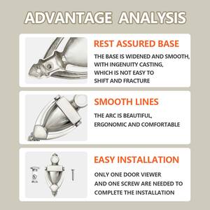 Aldaba <span class=keywords><strong>de</strong></span> puerta <span class=keywords><strong>de</strong></span> níquel Baolai con visor <span class=keywords><strong>de</strong></span> puerta a prueba <span class=keywords><strong>de</strong></span> fuego listado por UL, altura <span class=keywords><strong>de</strong></span> 5 pulgadas (5 "<span class=keywords><strong>de</strong></span> altura, níquel) - Product Image 4