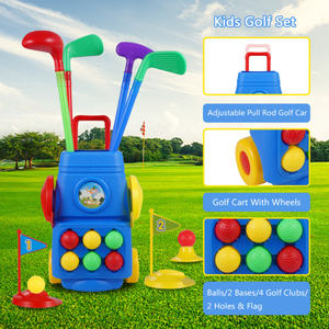 Juego <span class=keywords><strong>de</strong></span> <span class=keywords><strong>golf</strong></span> para niños pequeños Toys-Juego <span class=keywords><strong>de</strong></span> maleta <span class=keywords><strong>de</strong></span> <span class=keywords><strong>golf</strong></span> para niños con palos para diversión deportiva en interiores y exteriores - Product Image 4