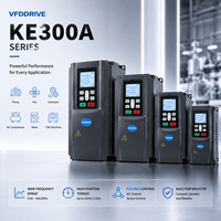 Contrôleur VFD KE300A avec écran LCD pour applications de moteurs triphasés AC 380V/220V, utilisation pour compresseur