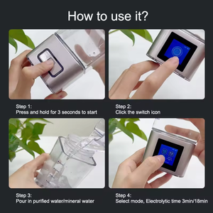 Système de <span class=keywords><strong>filtre</strong></span> à eau portable d'urgence pour le <span class=keywords><strong>camping</strong></span> Bouteille d'eau à hydrogène avec technologie brevetée Rapport de test à haute valeur d'hydrogène - Product Image 5