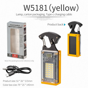 USB Rechargeable Portable Led Cob <strong>Torch</strong> Light Keychain Flashlight Portable Camping Lights <strong>Mini</strong> Portable Light Camping Car Repair - Product Image 5