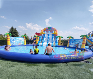 24ft <span class=keywords><strong>toboggan</strong></span> aquatique parc parc parques gonflables <span class=keywords><strong>toboggan</strong></span> <span class=keywords><strong>piscine</strong></span> <span class=keywords><strong>toboggan</strong></span> gonflable <span class=keywords><strong>avec</strong></span> piscines - Product Image 2
