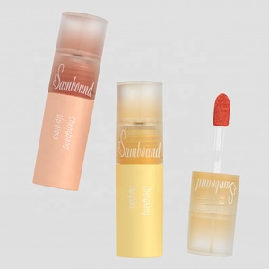 Vente en gros d'étiquette personnalisée tube de brillant à lèvres en plastique transparent avec emballage transparent avec logo personnalisé pour les cosmétiques - Product Image 1