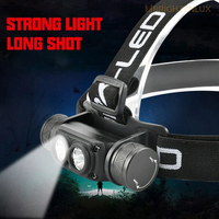 Lampe frontale LED CREE XPG 1000LM légère 90g OEM, rechargeable Type-C, étanche IP68, pour la course et le camping