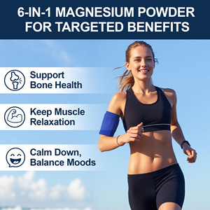 Etiqueta Personalizada ODM, Polvo de Magnesio Complejo con Sabor a Limón, Apoya la Salud Ósea y Promueve los Niveles de Relajación Muscular - Product Image 4