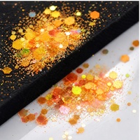 Stokta 1kg Toplu Neon Kalın Sim Karışık Renkli Polyester Tozu Bardaklar İçin Tırnak Sanatı Noel Festivali Süslemeleri