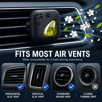 Vente en gros de diffuseurs d'air frais pour voiture de 4 ml, clips de parfum pour voiture à évaporation naturelle, parfum personnalisé OEM