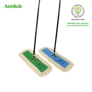 YX Công Nghiệp Giá Rẻ Phẳng Tái Chế Bông Bụi Lau Với Tay Cầm Sắt - Product Image 5