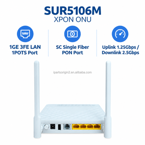 Firmware multilingue XPON ONU 1GE+3FE 1POTS avec antenne externe 5dBi WiFi ONT Port SC 12V 1A Prise en charge du PPPOE - Product Image 2