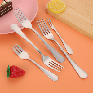 Fourchettes à dessert en acier inoxydable DFSF01, argentées et dorées, petites fourchettes pour dégustation de fruits, pour la maison, les restaurants, les hôtels - Product Image 6