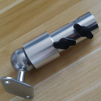 Adaptateur de montage magnétique pivotant pour lampe PDR, support de fixation à double tige de 16 mm pour lampe de détection de bosses à double lumière 6 couleurs
