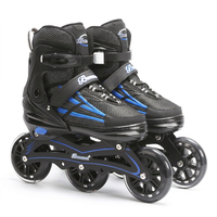 Patins à roulettes à 3 roues pour adultes, réglables