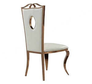Nouvelle chaise de banquet moderne en acier inoxydable en métal pour l'hôtel - Product Image 3