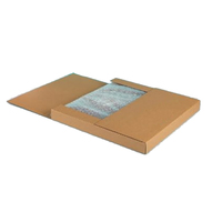 Boîtes d'expédition en carton blanc pour disques vinyles 12''x12''x1'' Boîtes d'emballage pour albums de disques vinyles en carton ondulé avec pochettes en mousse