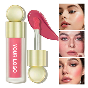 Rubor Líquido Multifuncional Personalizado con Logotipo, para Mejillas y Labios, Resistente al Agua, de Larga Duración, con Alta Pigmentación, Color Cambiante, Acabado Terciopelo - Product Image 1