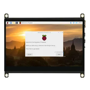 Individuelles PC Laptop-Display Modul IPS 7 Zoll kleiner LCD kapazitiver Touch 1024 x 600 Auflösung breiter Bildschirm für Computer