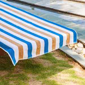 Silla de Playa Comprimida para Adultos, de Algodón 100% Puro, Teñida con Hilo, de Primera Calidad, con Diseño de Flores Frescas y Coloridas, Súper Suave, Venta al por Mayor - Product Image 4