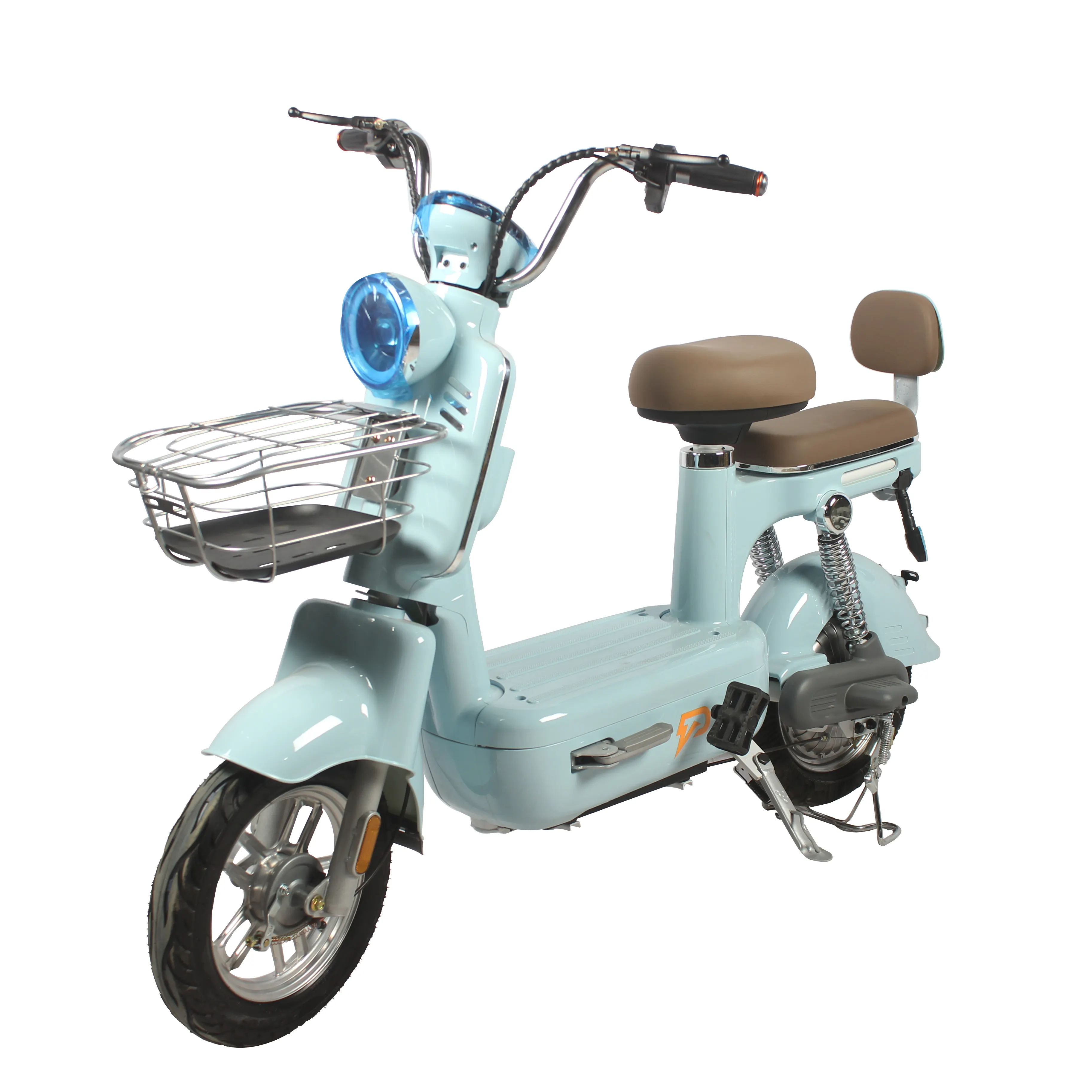 2 Persoons Elektrische Fiets Motor 500W Scooter E Stad Populaire Fietsen Exclusief Batterij