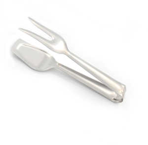 Pinzas para Barbacoa de Grado Alimenticio DF1028, Pinzas para Buffet de Acero Inoxidable con Tenedor - Product Image 2