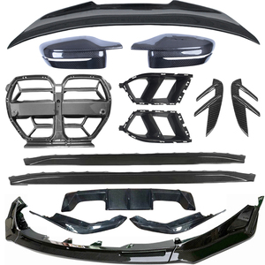 Kit de modification de diffuseur arrière en fibre de carbone style M3 G80 - Product Image 6