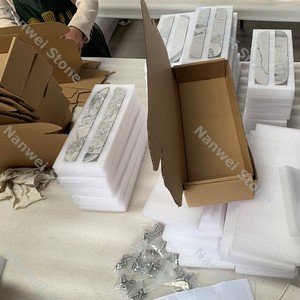 Nanwei đá Rose Quartz <span class=keywords><strong>Heart</strong></span> Knob tinh thể đá ngăn kéo xử lý đánh bóng màu hồng trang trí kéo cho đồ nội thất phần cứng nhà máy - Product Image 6