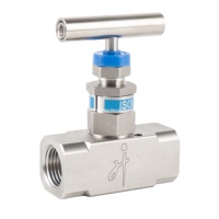 Válvula de aguja hembra forjada SS304 SS316 de acero inoxidable con rosca de alta temperatura