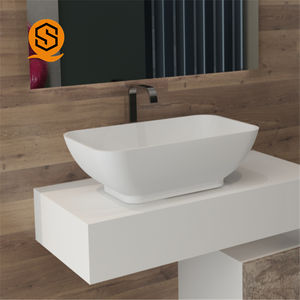 Moderno semplice lavabo da tavolo lavabo rettangolare lavabo in ceramica lavabo a colori personalizzato <span class=keywords><strong>lavanderia</strong></span> a colori - Product Image 6