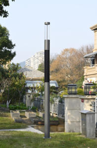 תאורת רחוב סולארית משולבת אנכית 360 מעלות עם ניקוי עצמי, מודול גלילי, עמידות למים IP66, תאורת LED - Product Image 5