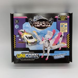 Juguete de Plástico Resistente a Impactos, Dos en Uno, Dragón Volador Pegasus Transformable, para Niños de 8 a 13 Años, de Empuje, Seguro - Product Image 3