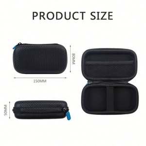 Étui de luxe personnalisé en EVA avec fermeture éclair pour protège-tibias de football miniatures - Sac de rangement imperméable et durable - Product Image 3