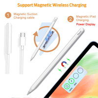 Stylet capacitif actif numérique magnétique rechargeable sans fil KSENTRY avec rejet de paume pour dessin sur iPad P24W