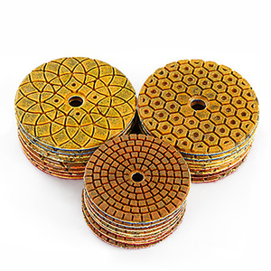 <span class=keywords><strong>3</strong></span> inch 4 inch kim cương đánh bóng Pads Buff đĩa mài mòn cho Granite gạch đá cẩm thạch Mài bê tông đĩa mài công cụ - Product Image 2