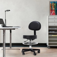 2025 dossier amovible ergonomique d'usine 360 rotation beauté bureau médical chaise de bureau roulant tabouret adapté à divers usages