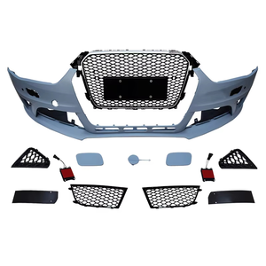 Pièces de voiture <span class=keywords><strong>A4</strong></span> <span class=keywords><strong>S4</strong></span> à style RS4, kits de carrosserie de pare-chocs avant avec calandre noire pour Audi <span class=keywords><strong>A4</strong></span> <span class=keywords><strong>S4</strong></span> B8.5 2013 2014 2015 2016 - Product Image 2