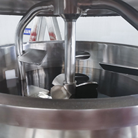 Mélangeur émulsifiant sous vide de qualité hygiénique alimentaire shampooing faisant la machine homogénéisateur de crème cosmétique équipement de mélange de haute qualité