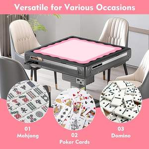 Bords festonnés couverture Mahjong <span class=keywords><strong>tapis</strong></span> anti-dérapant réduction du bruit Mahjong <span class=keywords><strong>tapis</strong></span> ménage <span class=keywords><strong>Poker</strong></span> <span class=keywords><strong>tapis</strong></span> avec sac de transport - Product Image 5