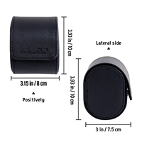 Fabricant d'Étui-Rouleau à Montres en Cuir PU de Luxe, Personnalisable avec Logo, Boîte de Rangement et de Voyage pour Montres Homme