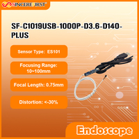 Module de caméra endoscopique USB grand angle 1000P 60FPS ES101 CMOS avec LED à intensité variable par bouton pour une visualisation de cavités larges