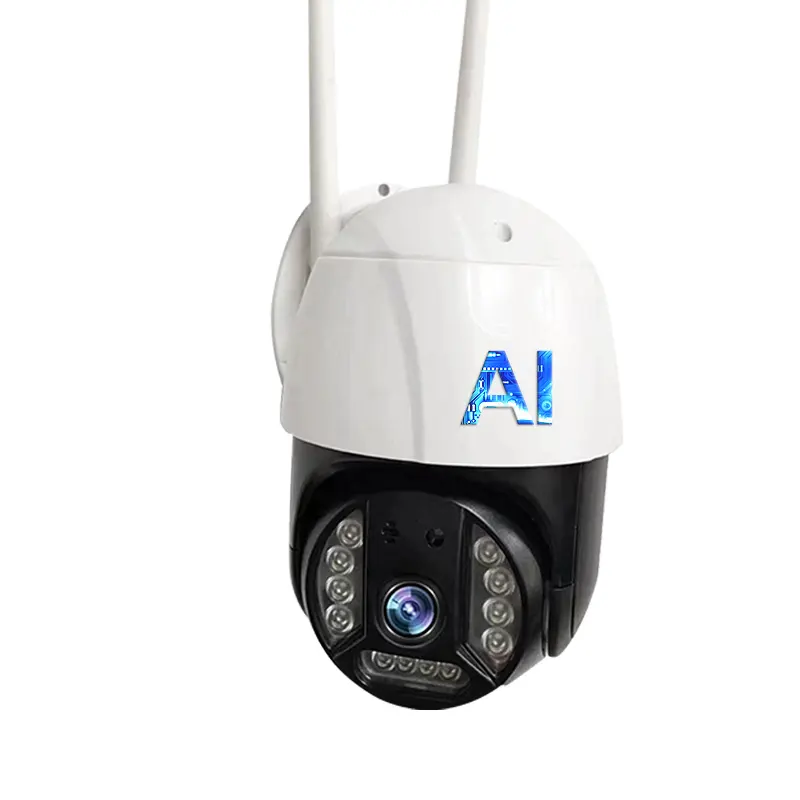 3MP ऐ PTZ कैमरा ऑटो-ट्रैकिंग स्मार्ट सुरक्षा कैमरा प्रणाली का समर्थन वाहन निरीक्षण प्रकाश अलार्म पर VIF वैकल्पिक