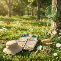 Ensemble de costumes de jeu de rôle Explorateur de la nature EDUsense 7 pièces pour enfants avec kit de capture d'insectes, jouet sensoriel STEM pour la chasse aux insectes en plein air