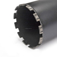 Brocas de núcleo de diamante soldadas con láser: Perforación húmeda de alta resistencia para mampostería reforzada con hormigón curado, OD personalizado, entrega rápida