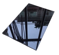 Plaque acrylique noire haute brillance pour la fabrication d'enseignes, découpe laser, taille personnalisée, usine OEM, 3 mm, 1/8 pouce, 6 mm, 1/4 pouce, 4*8 pieds